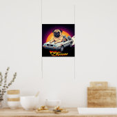 Pug Naar De Toekomst Poster (Keuken)