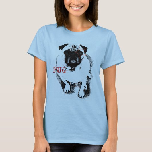 Pug-Nacious! T-shirt (Voorkant)