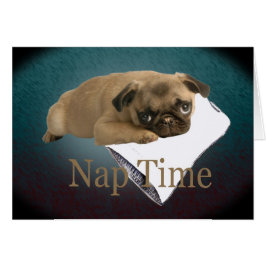 Pug Naps Er is meer voor het leven dan werk