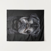 Pug Neo Dekentje Wandkleed (Voorkant (horizontaal))