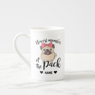 Pug - Nieuwste lid van de verpakking Porselein Kop
