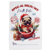Pug noordpool bevalling medium cadeauzakje (Achterkant)