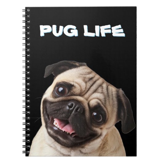 PUG NOTEBOOK  NOTITIEBOEK (Voorkant)