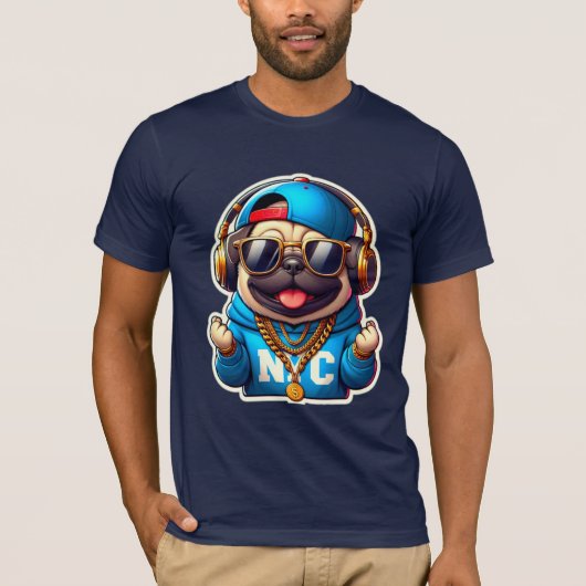 PUG-NYC 2 T-SHIRT (Voorkant)