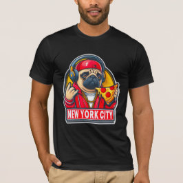PUG-NYC STIJL 2 T-SHIRT