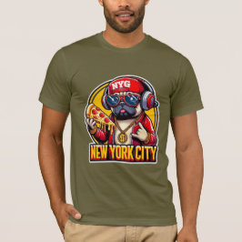 PUG-NYC STIJL 4 T-SHIRT