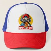 PUG-NYC STIJL 5 TRUCKER PET (Voorkant)