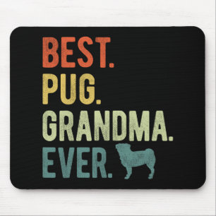 Pug Oma Ooit Hondenliefhebbers Moederdag Muismat