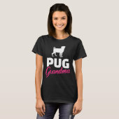 Pug oma t-shirt (Voorkant volledig)