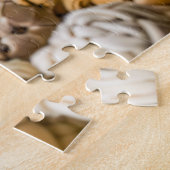 Pug Omringd door Knuffelberen Legpuzzel (Zijkant)