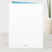 Pug on Beach, zomercadeau voor hondenliefhebber Kaart (Achterkant)