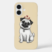 Pug-ontwerp Case-Mate iPhone Case (Achterkant)