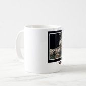 "PUG op een MOK" Koffiemok (Voorkant links)