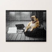 Pug op Rest Legpuzzel (Horizontaal)