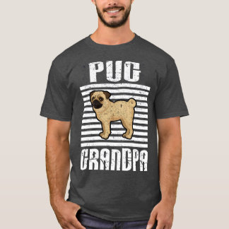 Pug opa trotse honden t-shirt