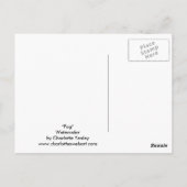 Pug Original Dog Art Briefkaart (Achterkant)