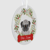 Pug  Ornament (voorkant)