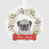 Pug  Ornament (voorkant)
