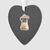 Pug ornament (voorkant)