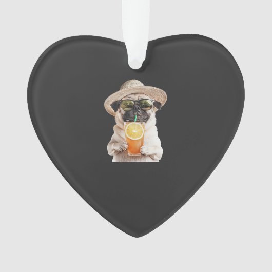 Pug ornament (voorkant)