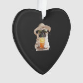 Pug ornament (voorkant)