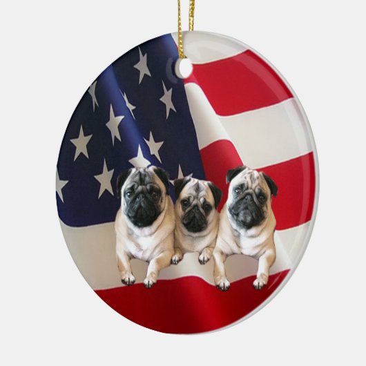 Pug Ornament (Links)