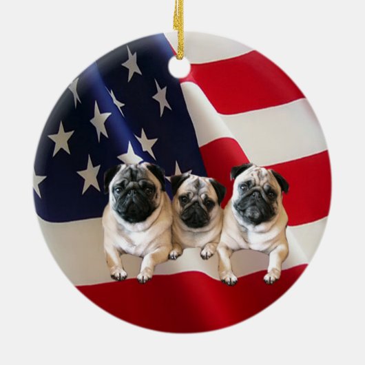 Pug Ornament (Achterkant)