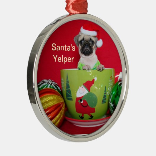 Pug Ornament (Rechts)