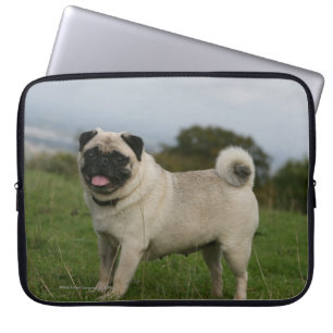 Pug Panting Laptop Sleeve