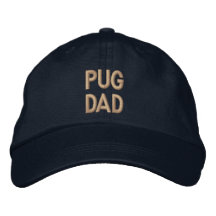 Pug Pap Borduurwerk Pet