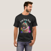Pug Pap Hond Beste Hond Pap Ooit T-shirt (Voorkant volledig)