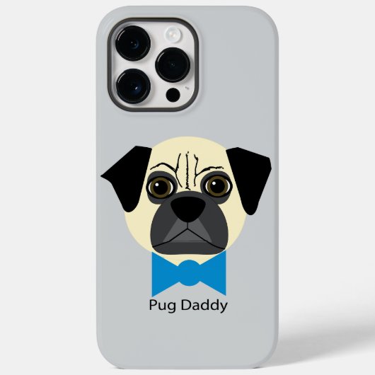 Pug papa Case-Mate iPhone case (Achterkant)
