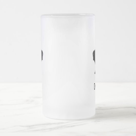 Pug Papa Frosted Mok (Center)