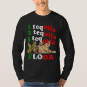 Pug Papa Grappig Vaderdag Gift 1 2 3 Tequila Floo T-shirt (Voorkant)