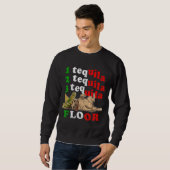 Pug Papa Grappig Vaderdag Gift 1 2 3 Tequila Floo Trui (Voorkant volledig)
