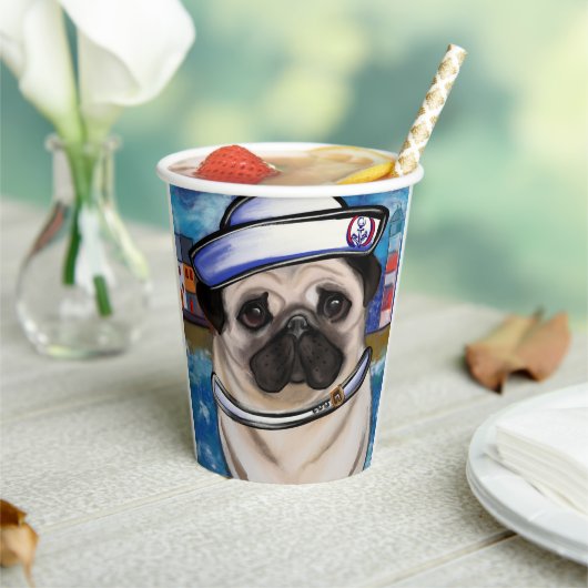 Pug Papieren Bekers (Insitu)