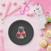 Pug papieren bordje (Feest)