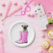 Pug Papieren Bordje (Feest)