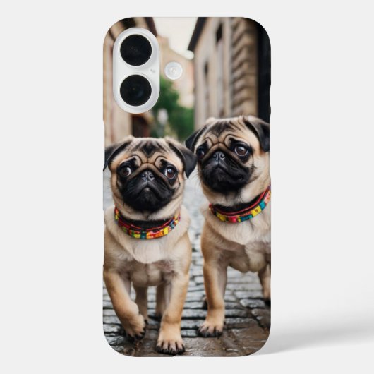 Pug Parade Case-Mate iPhone Case (Achterkant)