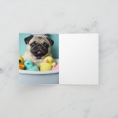 Pug Paradise: Een zwemschoonheid op de buis Kaart (Binnen)