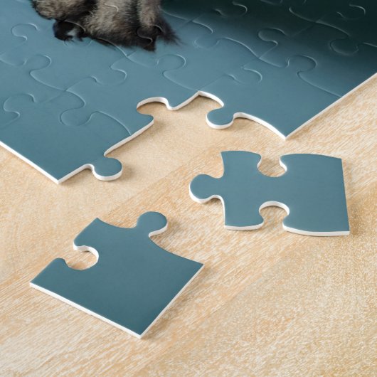 Pug Paradise: Een zwemschoonheid op de buis Legpuzzel (Zijkant)