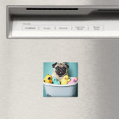 Pug Paradise: Een zwemschoonheid op de buis Magneet (Insitu (Vaatwasser))