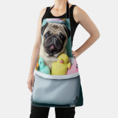 Pug Paradise: Een zwemschoonheid op de buis Schort (Insitu)