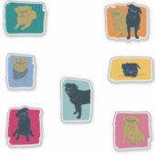 Pug Paradise Pack Sticker (Voorkant)