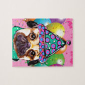 Pug Party Dog Legpuzzel (Horizontaal)