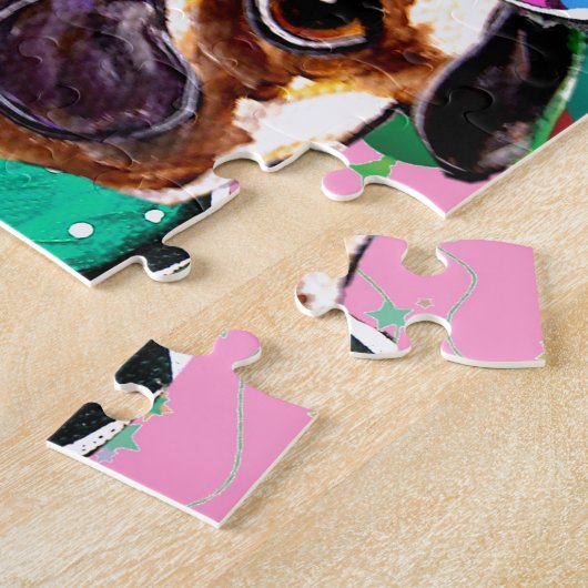 Pug Party Dog Legpuzzel (Zijkant)