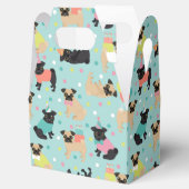 Pug Party Favor Box Bedankdoosjes (Geopend)