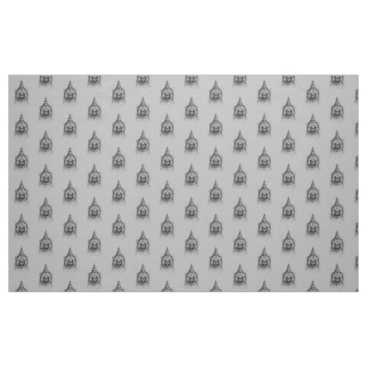 Pug Party Scribble Stof (Fat Quarter)