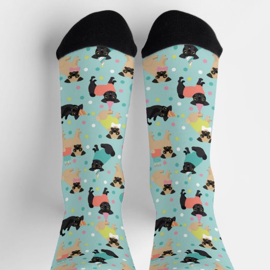 Pug Party Socks Sokken (Top)