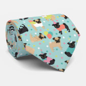 Pug Party Stropdas (Opgerold)
